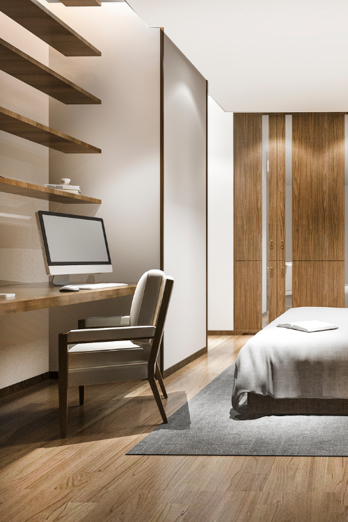 meuble chambre sur mesure menuisier