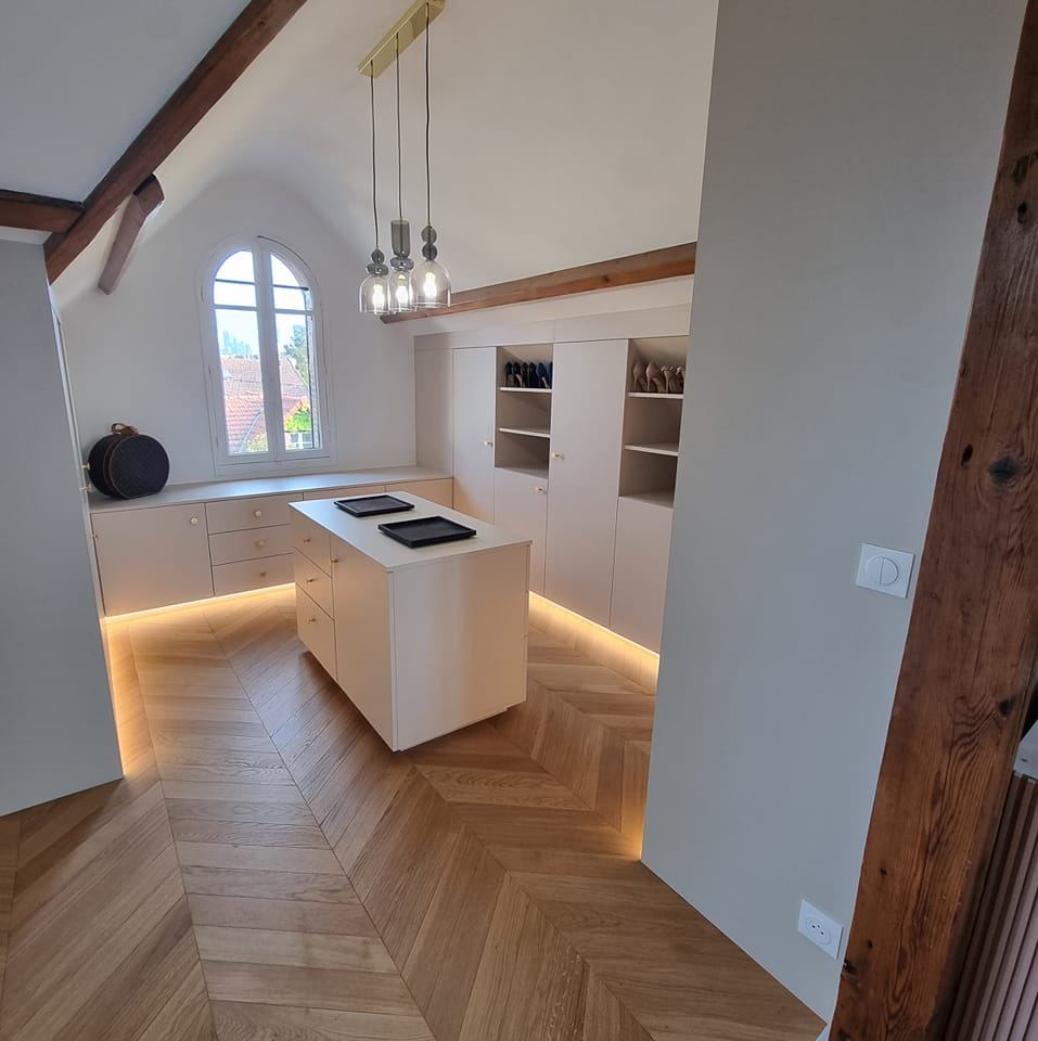 dressing walk-in sous pente